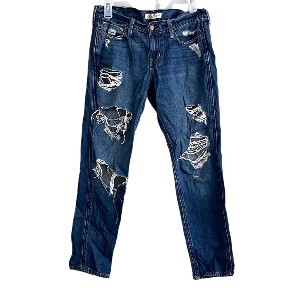 Hollister Mid-Rise Distressed Jeans